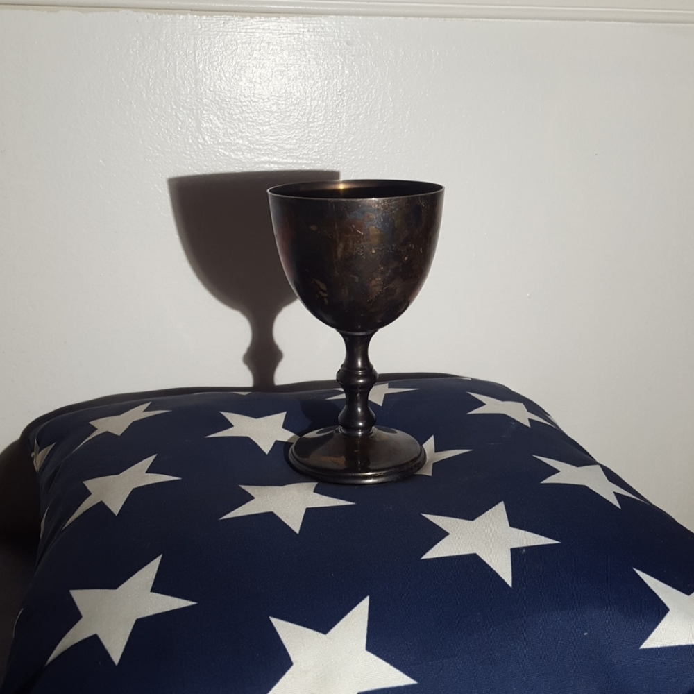 Vintage Silver goblet W S blakinton